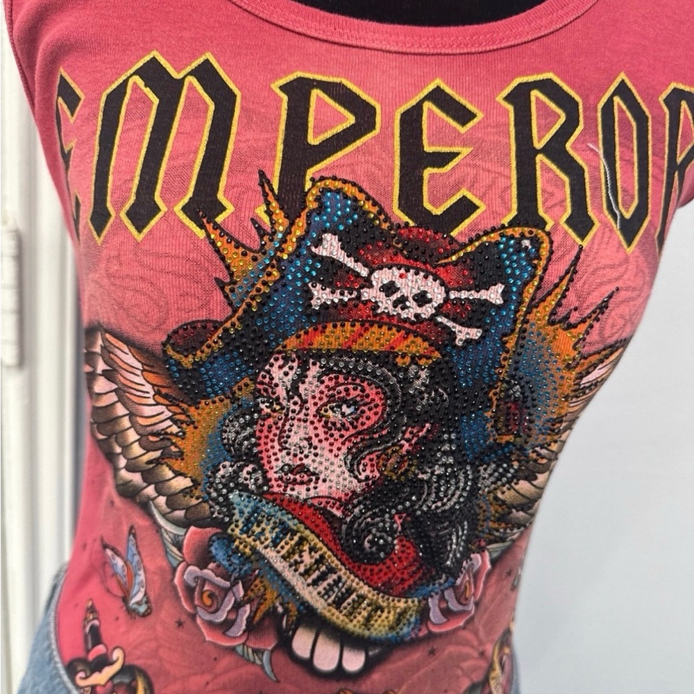 Women's Red Graphic Tee